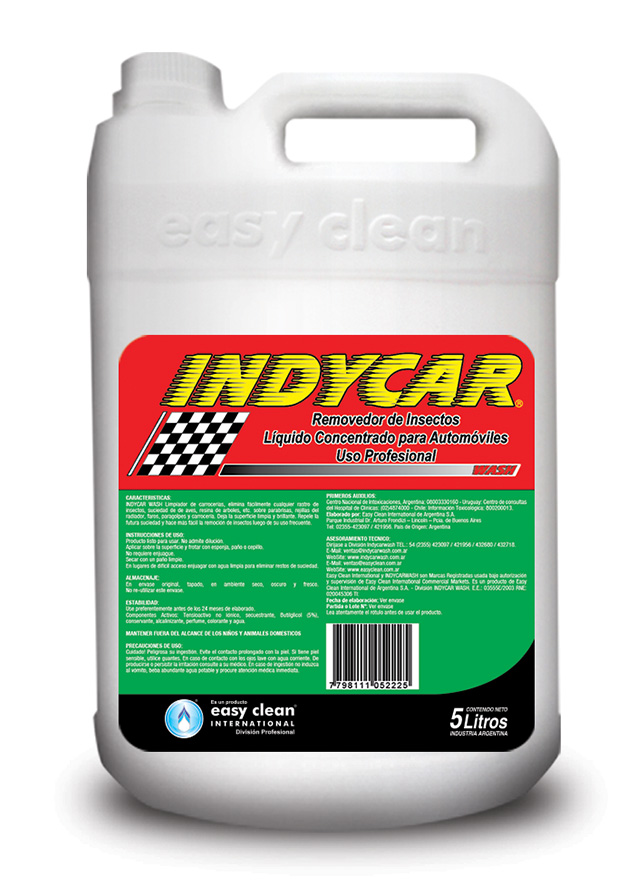 Indycar Wash removedor de insectos
